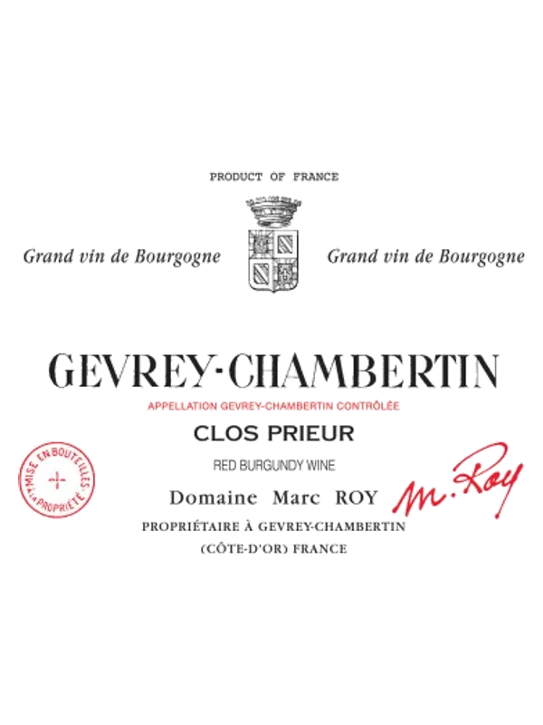 Marc Roy, Gevrey-Chambertin, Clos Prieur