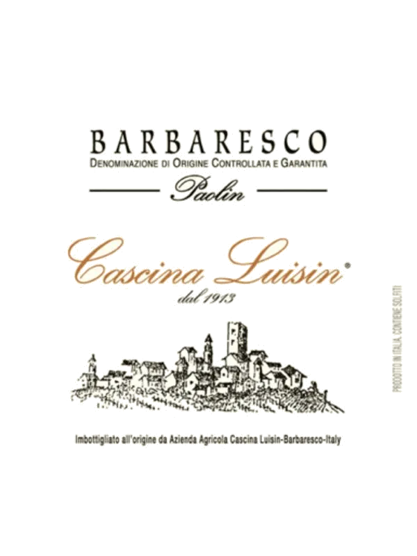 Cascina Luisin Barbaresco Sori Paolin