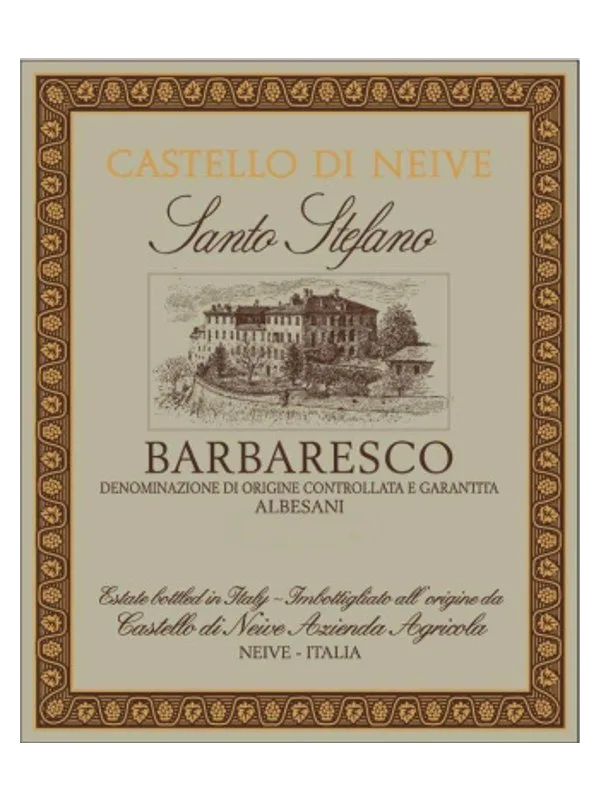 Castello di Neive Barbaresco Santo Stefano Albesani