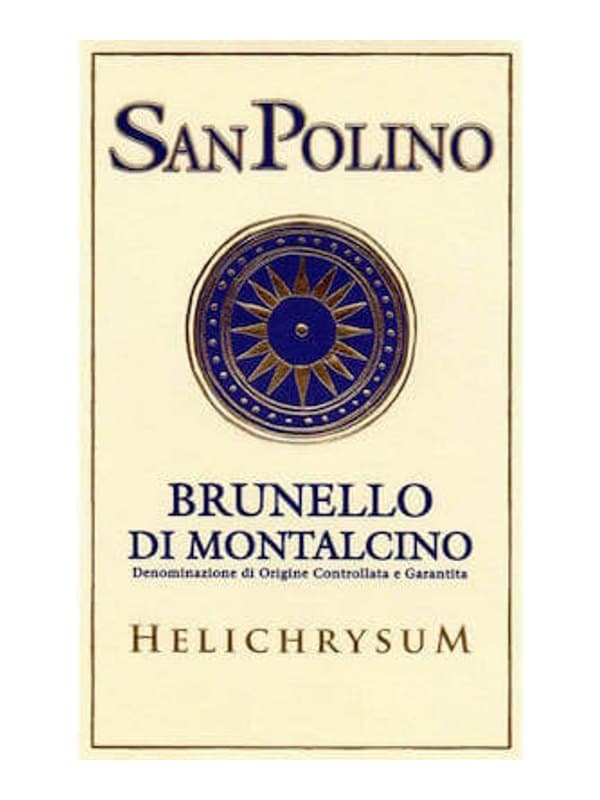 2016 Brunello di Montalcino, Helichrysum, San Polino