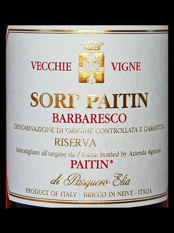 Barbaresco Sori Paitin Vecchie Vigne Riserva