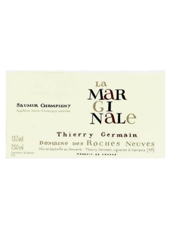 Thierry Germain Roches Neuves Saumur-Champigny La Marginale