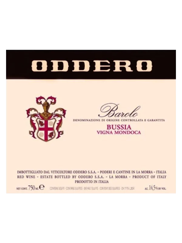 Barolo Bussia Vigna Mondoca Riserva
