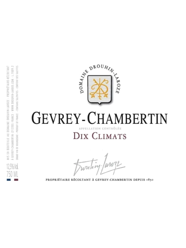 Gevrey Chambertin Dix Climats