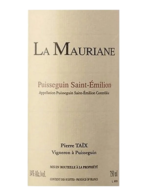 La Mauriane Puisseguin-Saint-Emilion