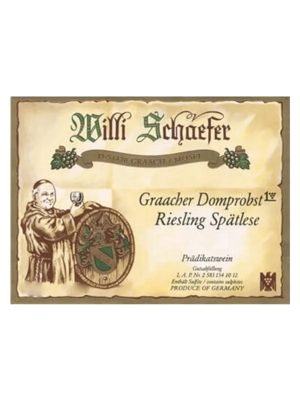 Riesling Spatlese, Graacher Domprobst Auktion