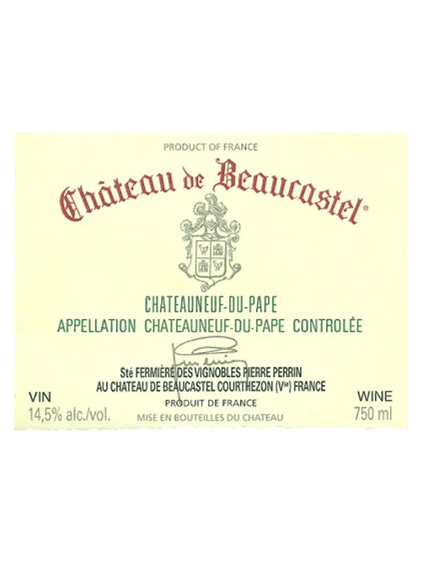 Beaucastel Chateauneuf-du-Pape
