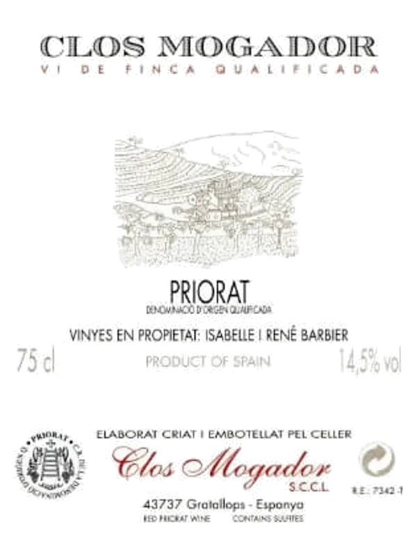 Rene Barbier Priorat Clos Mogador