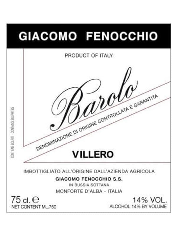 2016 Barolo Villero