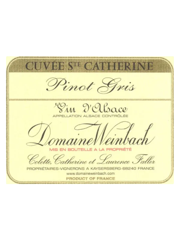 Weinbach Pinot Gris St Catherine