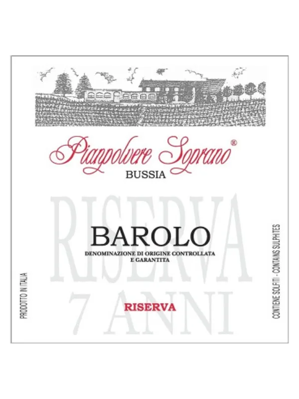 Barolo Riserva Pianpolvere Soprano Bussia Podere