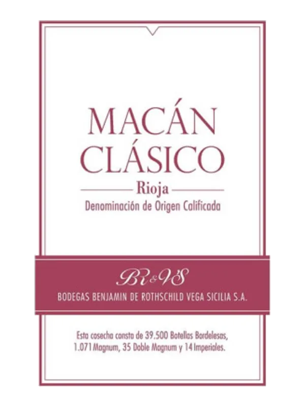 Vega Sicilia Macan Classico
