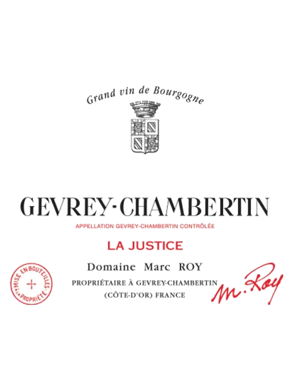 Gevrey Chambertin La Justice