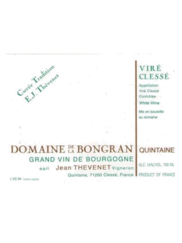 Domaine Bongran (Thevenet), Macon, Clesse Botrytis