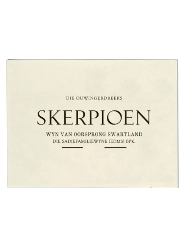 Skerpioen Swartland