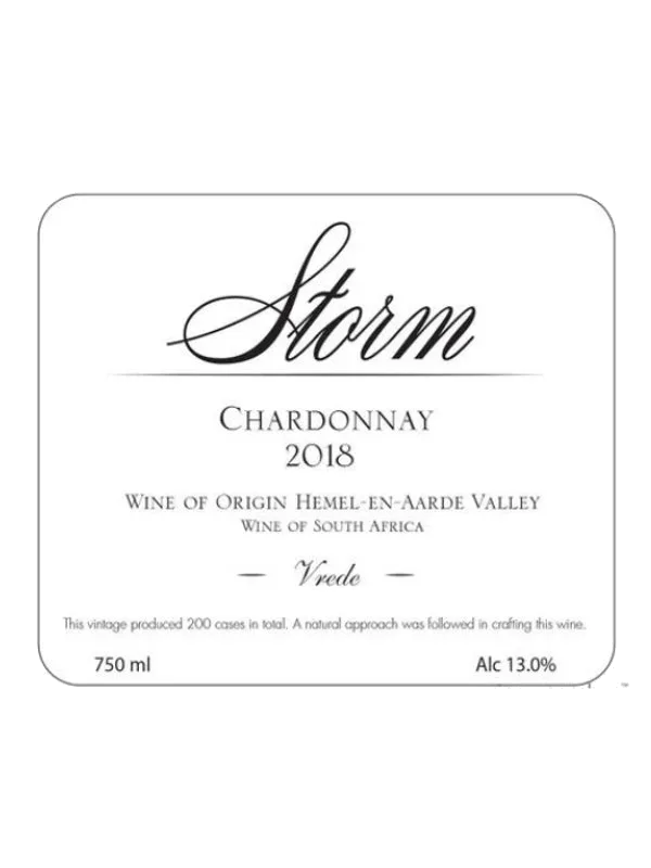 Chardonnay, Vrede